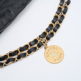 Chanel 22 Medium Black Caviar GHW - (MICROCHIP)