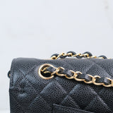 HOLD | Chanel Double Flap Medium Black GHW - (MICROCHIP)