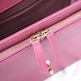 Chanel Business Affinity Medium Flap Raspberry GHW