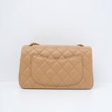 Chanel Mini Rectangle Pearl Crush Dark Beige GHW 2025