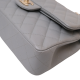 HOLD | Chanel Double Flap Small Dove Gray GHW - s29