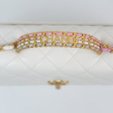 Chanel Matelasse White Multicolor Top Handle Pick Me Up