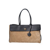 HOLD | Chanel Urban Essential Suede Dark Beige/Black Medium - (MICROCHIP)