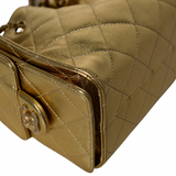 Chanel 25 Mini Gold Metallic