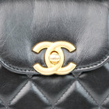 Chanel Kelly Nano Black GHW - (MICROCHIP)
