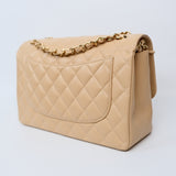 Chanel Double Flap Beige Jumbo - (MICROCHIP)