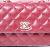 Chanel Coco Handle Small Burgundy GHW - (MICROCHIP)