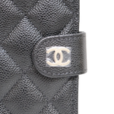 Chanel Quilted Passport Holder Black