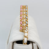 Chanel Matelasse White Multicolor Top Handle Pick Me Up