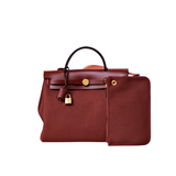 Hermes Herbag 31 Zip Rouge H