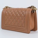 Chanel Le Boy Caramel Small - (MICROCHIP)