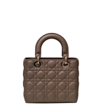 Lady Dior Small Taupe GHW - (UNUSED)