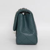 Chanel Mini Square Green Caviar SHW - s24