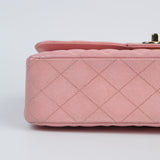 HOLD | Chanel Double Flap Medium Pink Iridescent -s27