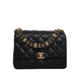 HOLD | Chanel Coco First Medium Black GHW - (MICROCHIP)