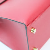 Hermes Kelly 25 Rouge Grenat Sellier GHW - U