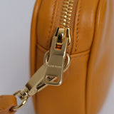 Miu Miu Leather Pouch Pomegranate Yellow