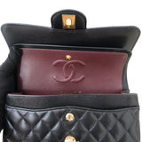 Chanel Double Flap Small Black Caviar GHW - (MICROCHIP)