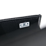 Chanel Lizard Embossed Clutch with Chain