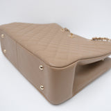 Chanel Timeless Tote Dark Beige GHW