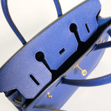 Hermes Birkin 30 Blue Electric GHW - C