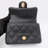 Chanel Mini Sweetheart Flap Black Caviar GHW