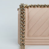 Chanel Le boy Small Chevron Light Pink