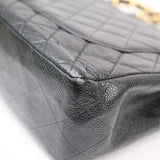 Chanel Vintage Flap Black Caviar GHW - s7