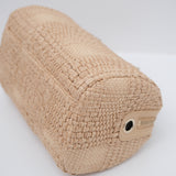 Chanel Mini Bowling Bag Raffia GHW