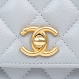 HOLD | Chanel WOC Gray Sweetheart - (MICROCHIP)