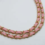 Chanel Double Flap Medium Sakura GHW - s10