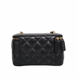 Chanel Vanity Pearl Crush Black GHW