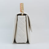 Chanel Matelasse White Multicolor Top Handle Pick Me Up