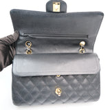 Chanel Double Flap Medium Black - s11
