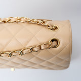 Chanel Double Flap Beige Jumbo - (MICROCHIP)