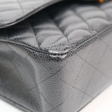 Chanel Double Flap Medium Black - s15