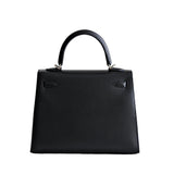 HERMES KELLY 25 NOIR PHW