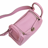 Hermes Mini Lindy Mauve Sylvestre PHW - U