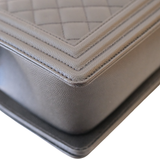 Chanel Le Boy Old Medium Black RHW - s29