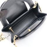 Chanel Kelly Nano Black GHW - (MICROCHIP)