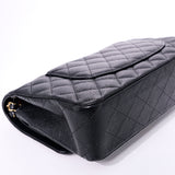 Chanel Double Flap Medium Black GHW - s27