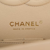 Chanel Double Flap Medium Beige Claire -(MICROCHIP)