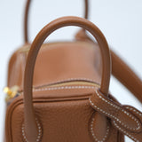 Hermes Mini Lindy Gold GHW - B