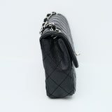 Chanel East West Flap Black Caviar SHW - s10