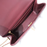 Chanel Mini Rec Top Handle Burgundy GHW - (MICROCHIP)