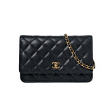 Chanel Classic WOC Black Caviar GHW - (MICROCHIP)