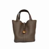 Hermes Picotin 22 Etoupe GHW - D
