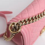 Chanel Le Boy Pink Old Medium -s27