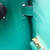 HOLD | Hermès Kelly 25 Sellier Vert Jade GHW - C