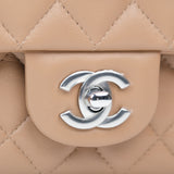 Chanel Mini Rec Dark Beige SHW - (MICROCHIP)